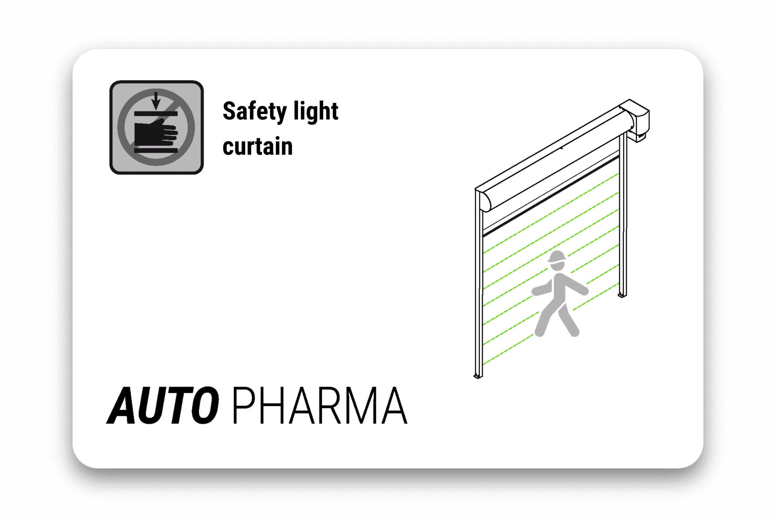 GS Doors AUTO PHARMA safety light curtain
